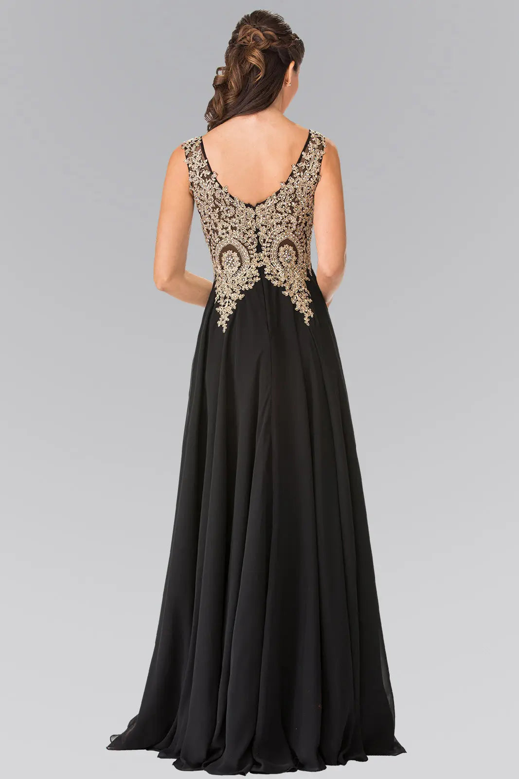 Prom dresses/navy teal black burgundy dusty rose champagne silver mauve eggplant royal blue red v neck embroidered chiffon long dress GL2311 GLGL2311